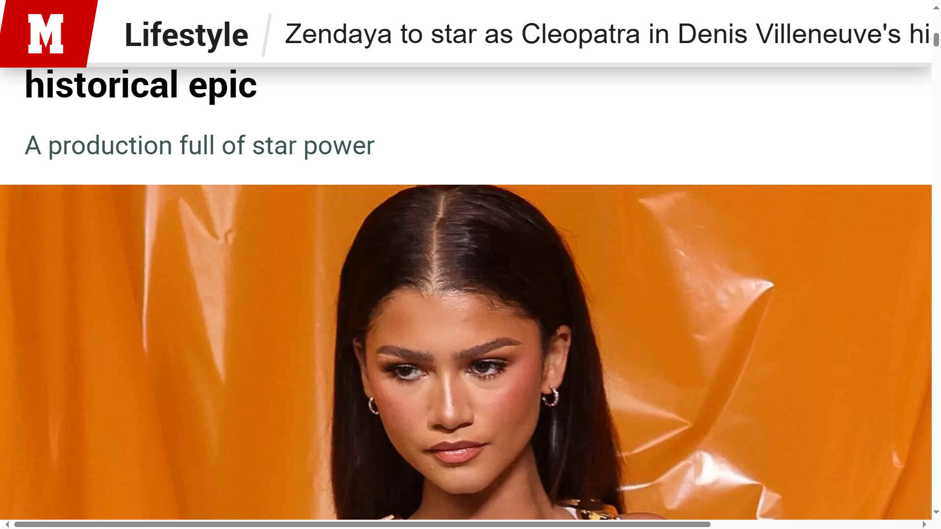 Zendaya, the Emmy-winning star of Euphoria and Spider-Man: No Way Home, is set to play the legendary Egyptian queen Cleopatra in a new biopic directed by Denis Villeneuve, the acclaimed filmmaker behind Dune and Arrival. The screenplay for Cleopatra is based on the best-selling book by Stacy Schiff and will explore Cleopatras ruthless rise to power using her skills as a seductress, a strategist, and a survivor.